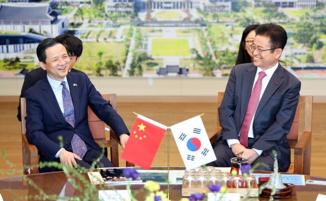 이철우 경북도지사, 다이빙 주한 중국대사 면담