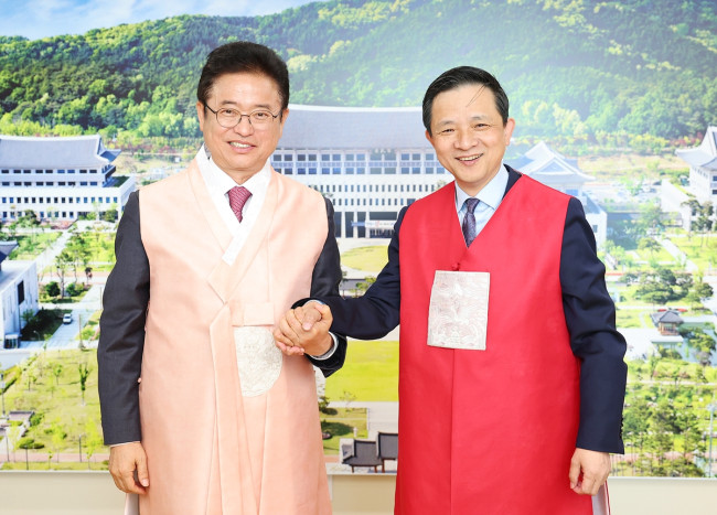 이철우 경북도지사와 다이빙 주한 중국대사